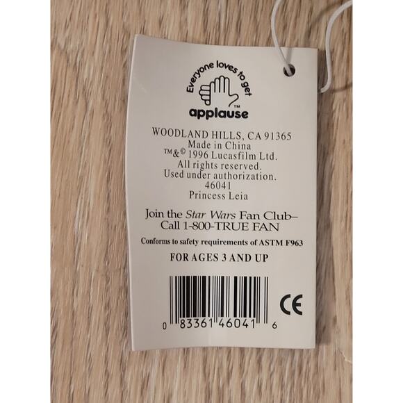 Vintage Star Wars Princess Leia 8" Vinyl Action Figure Applause 1996 Brand-new - Picture 4 of 5